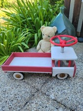 ANCIEN JOUET CAMION PORTEUR  BOIS DEJOU