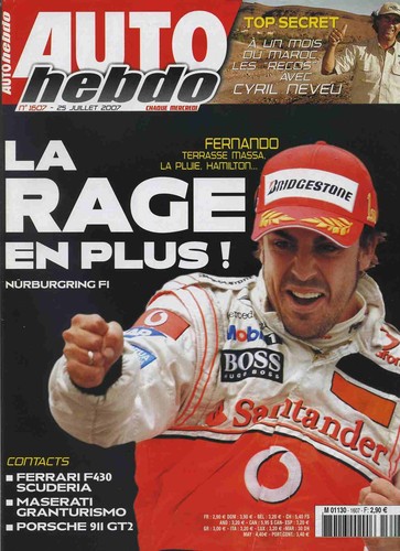 Auto hebdo 1607 - hebdo, 25/07/2007