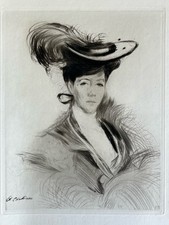 Edgar Chahine Gravure Eau