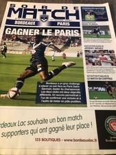 programme )) BORDEAUX V PSG * Saison 2011/2012