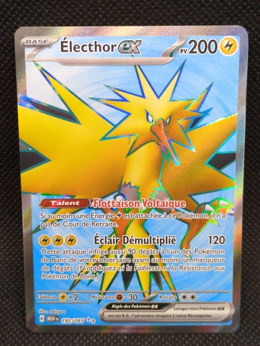 Carte pokemon electhor fa - ex,