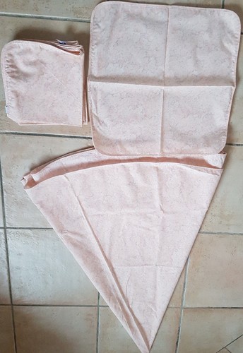 Nappe ronde nydel rose gris - nappe,