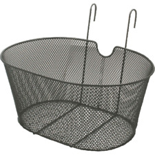 Panier Ovale Boite Avant pour Vélo Bicyclette Fixation Au Guidon En Fer