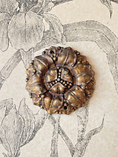 Ancien élément / Ornement / Rosace en bronze - meuble mobilier décoration