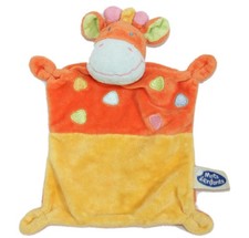 Doudou plat girafe jaune - doudou,