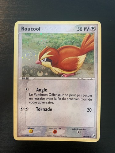 Carte pokémon roucool - carte,