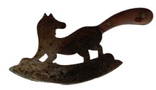 rare ancien fer forgé couperet xix éme 19 éme art-populaire xviii éme 18 éme