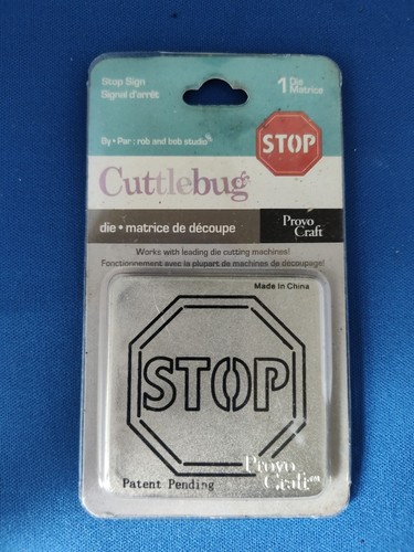 Provocraft cuttlebug stop sign - provocraft,