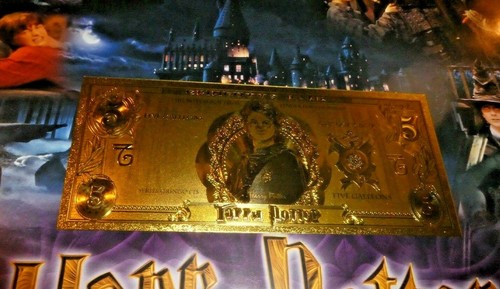 Harry potter gold billet - billet, card