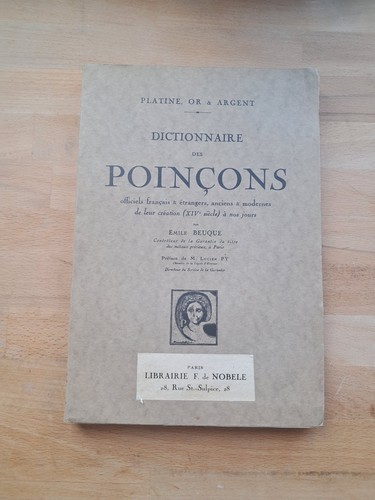 Dictionnaire des poinçons