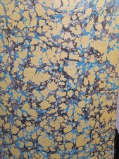 Papier marbré à la cuve de