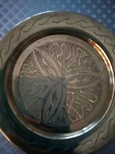 assiette deco en cuivre