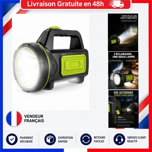 Lampe torche led ultra - lampe,