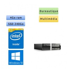 Occasion - HP Pro 3010 SFF - Windows 10 - 2.60Ghz 4Go 240Go SSD - Ordinateur Tou