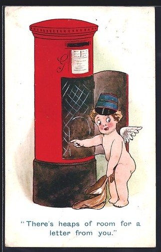 Carte postale ange avec