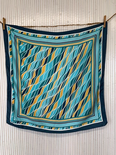 Foulard carré soie 90cm - foulard,