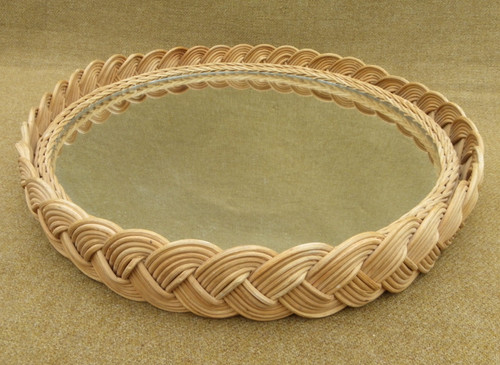 Miroir vintage circulaire - miroir,