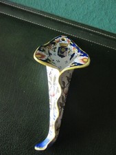 BOUQUETIERE  PORCELAINE GEO MARTEL DESVRES GRANVILLE  FLEURS