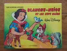 BLANCHE-NEIGE ET LES SEPT NAINS, livre animé 1983