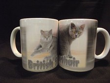 Tasse / Mug - motif  chat  BRITISH SHORTHAIR BIS