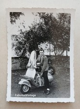 ANCIENNE PHOTO SCOOTER VESPA