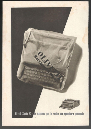 Olivetti publicité 1942 - olivetti,