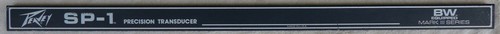 Peavey plaque - peavey,