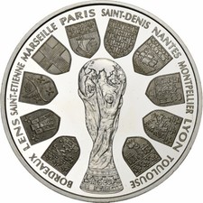 [#1212055] Francia, 10 Francs, Coupe du monde 98, 1998, Monnaie de Paris, BE, Ar