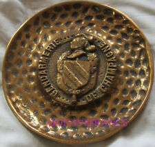 TB703 - GRAND CENDRIER DE BRONZE GENDARMERIE DE CHAMPAGNE