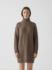 Robe courte Paulie taupe -
