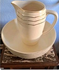 Ensemble de toilette ancien  faience Badonviller 