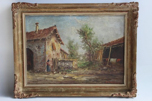 Tableau peinture huile - peinture, l'huile