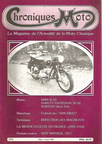Chroniques moto bmw r69 - chroniques,