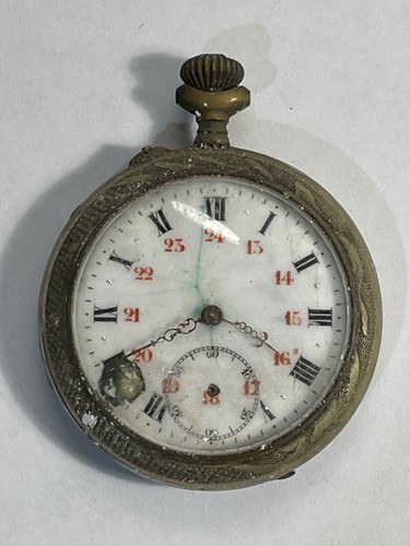 Montre gousset métal à - en,