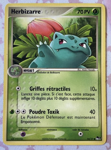 Carte pokemon herbizarre - carte, 14/17