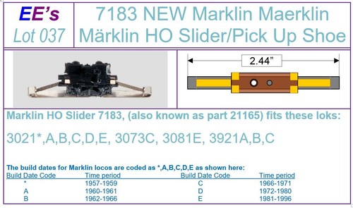 New märklin 7183 slider - ee,