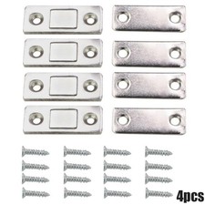 Serrure de Porte Forte Mince Ultra 8Pcs Armoire Catch pour Serrure de Porte Magn