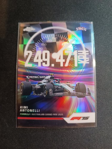Topps chrome formula 2025 f1 - formula,