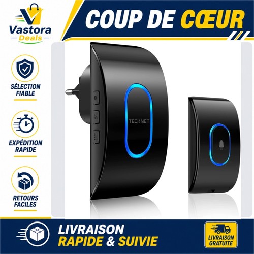 Sonnette sans fil tecknet - sans,