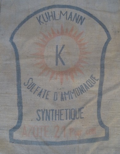 Ancien sac toile - sac, jute