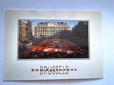 Carte postale Belgique - Grand'Place - Tapis de fleurs -