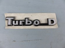 CITROEN TURBO D  logo insigne
