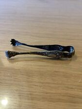 pince à sucre Glace Poinçon Coeur Vintage Métal Argenté Ref GDF2s