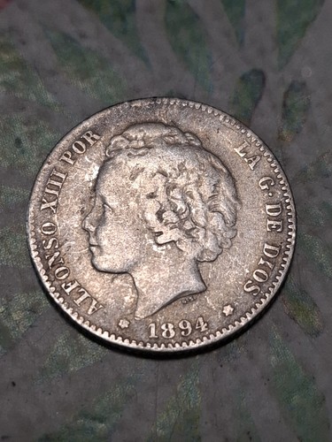 Espagne peseta 1894 v - peseta, pg-v
