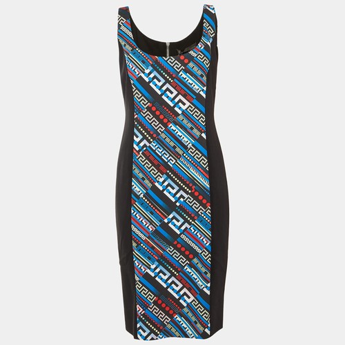 Robe fourreau sans manches - , en