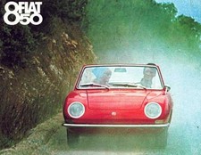 Catalogue Brochure Fiat 850 Spider 1966 France