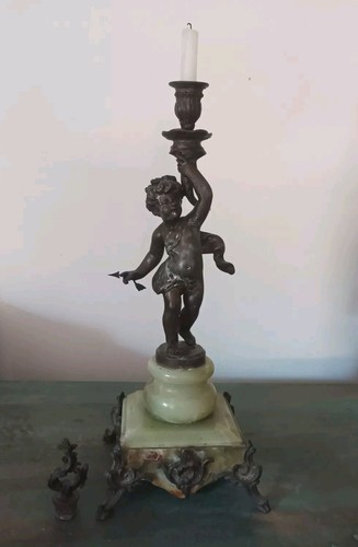 Grand bougeoir ancien ange - ancien, .ange