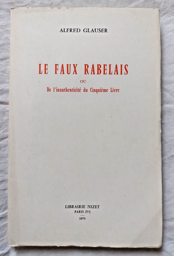 Faux rabelais de - le,