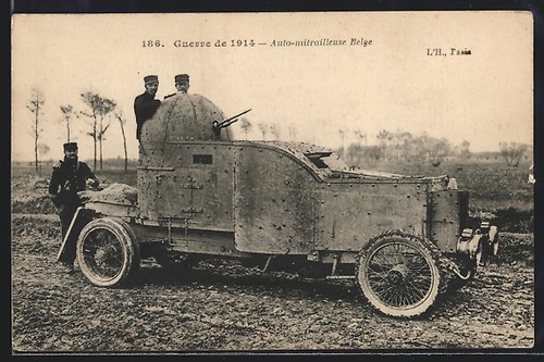 Carte postale soldats belges