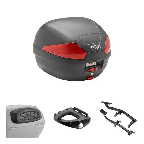 Kit top case - givi, noir